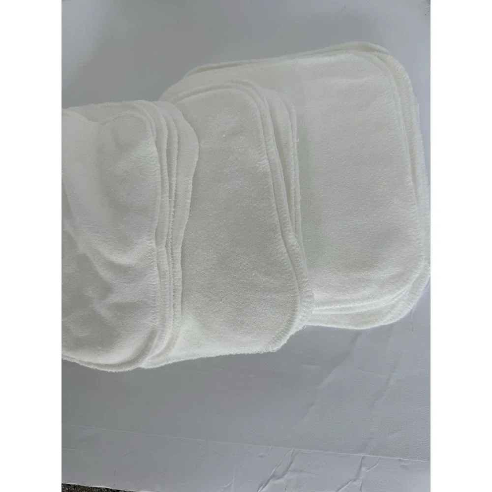 GroVia 24 Reusable Cloth Baby Wipes White Soft Washcloths Cloth Diaper Wipes